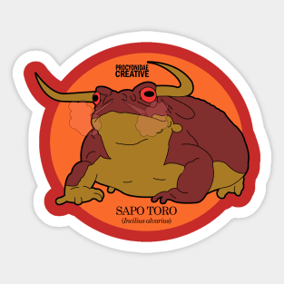 Sapo Toro Sticker